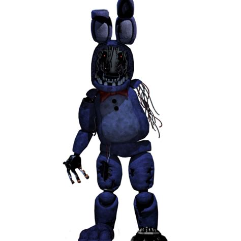 Withered Bonnie Full Body By A Battery On Deviantart