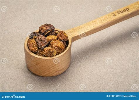 Dried Goldenberry Berries Stock Photo Image Of Tablespoon 214214912