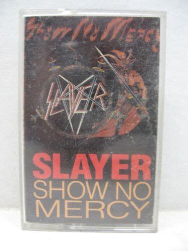Slayer Show No Mercy Cassette 1983 Ebay