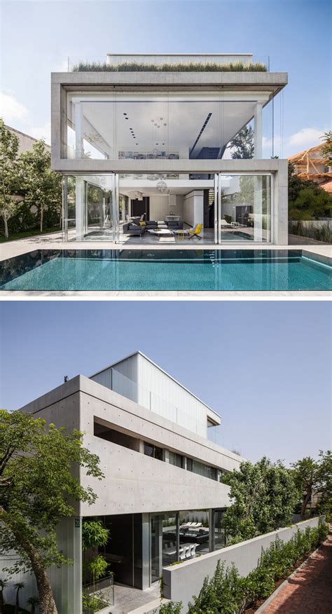 13 Modern House Exteriors Made From Concrete Contemporist