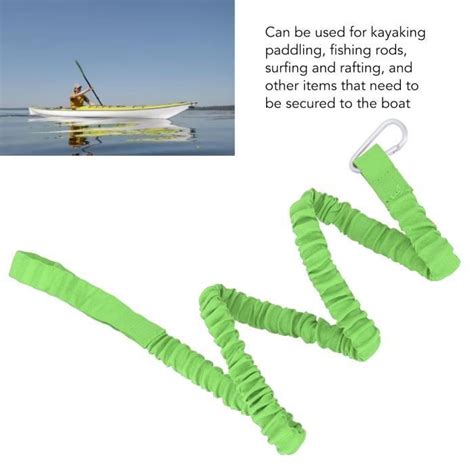 Les 4pcs Kayak Paddle Rope Super élastique Anti Chute Portable En