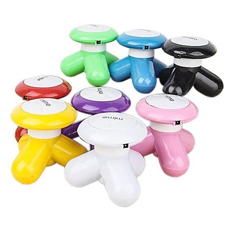 Cute Usb Battery Mini Handheld Wave Vibrating Battery Operated Head Massager For Full Body