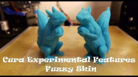 Cura Fuzzy Skin Vs Regular Print Youtube