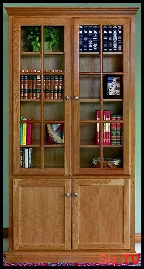 Tips For Choosing A Tall Bookshelf With Glass Doors Glass Door Ideas