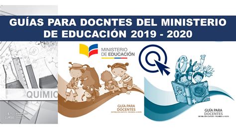 Guías Docentes Del Ministerio De Educación 2020 2021