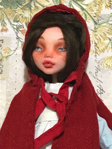 Little Red Riding Hood Ooak Doll Monster High Art Doll Etsy