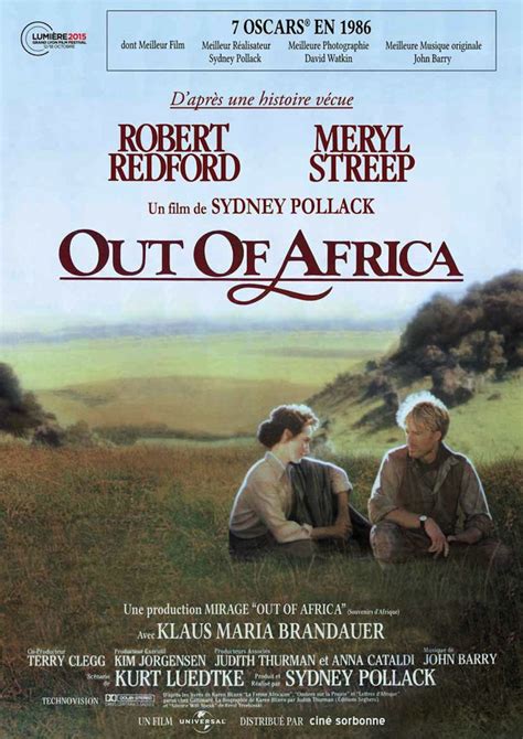 A filmmaker heads to hollywood in the early '90s to make her movie but tumbles down a hallucinatory rabbit hole of sex, magic, revenge — and kittens. Ressortie/ Out of Africa de Sydney Pollack: critique ...