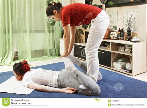 yumeiho pressure stock image image of masseuse massage 110293617