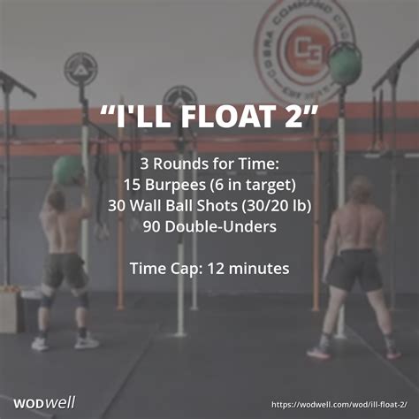 Ill Float 2 Workout Midwest Made Benchmark Wod Wodwell Crossfit