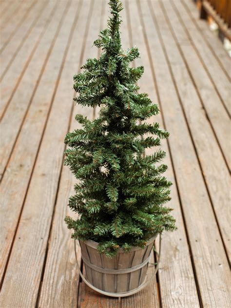 Outdoor Holiday Decorating Idea Mini Christmas Tree Hgtv