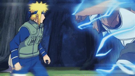 Minato Flips Kunai Faster Than The Raikage Moves Btw R Naruto