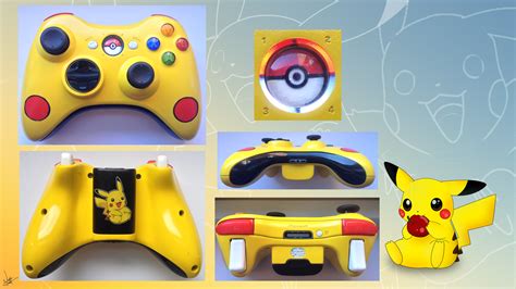 Custom Xbox Controller Pikachu From Pokemon