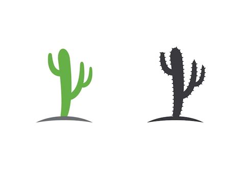 Premium Vector Cactus Icon Logo Template Vector