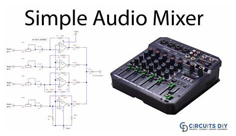 audio mixer circuit diagram