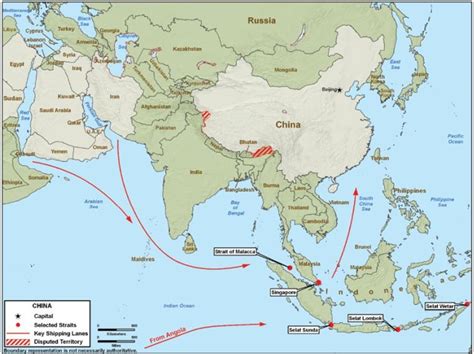 As stated earlier, the theoretical loading volume for the 3 different containers are: Australia Defence Association - Sea-lanes: China