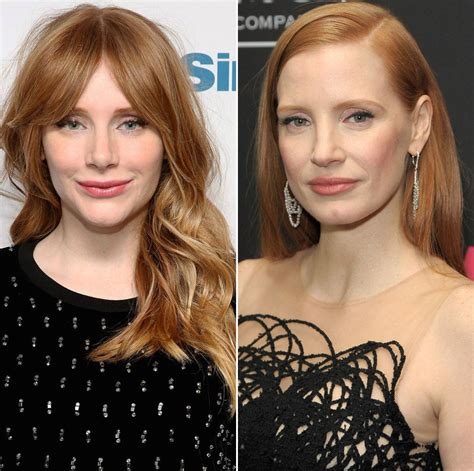 I am not jessica chastain (bryce dallas howard). 16 Pairs of Celebrities Who Look Like Identical Twins | Allure