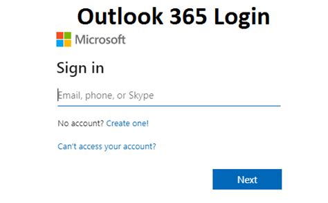 Outlook 365 Login