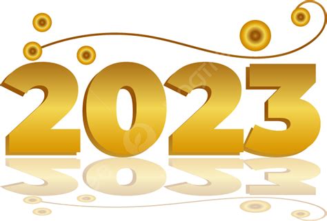 Design De Efeito De Texto Dourado 2023 Png Feliz Ano Novo 2023 Ano