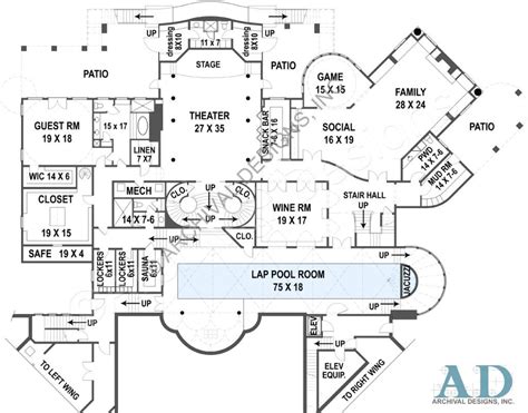 Balmoral House Plan Basement Floor Plans Basement Flooring Floor Plans