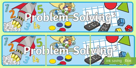 👉 Problem Solving Display Banner Teacher Made Twinkl