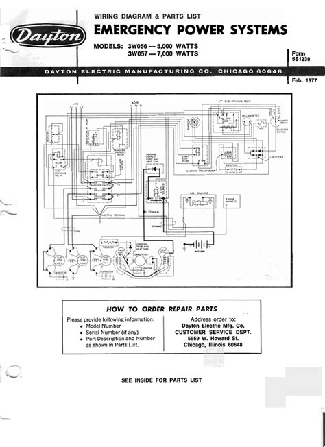Dayton Heater Parts Manual