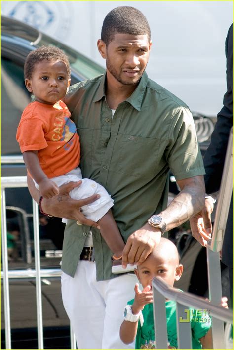 Usher And Wife And Baby