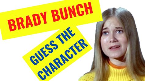 The Brady Bunch Tv Trivia Quiz 2 Guess The Character Name From The