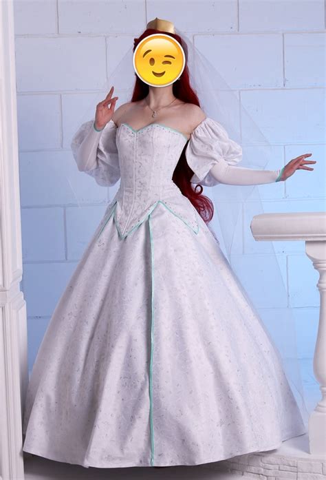 Ariel Wedding Dress The Little Mermaid Etsy