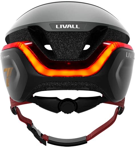 Best Buy Livall Evo Led Lighted Bike Helmet Medium Black Evo Mb