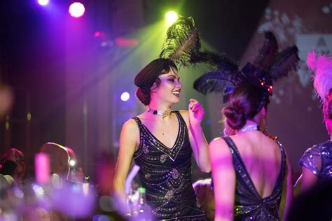 You can throw your own great gatsby themed party by finding a ritzy venue and creating a guest list. London Cabaret Club's Gatsby With Love Dinner And Show