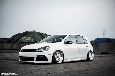 Download Volkswagen Vehicle Stanced Vw Golf Gti Wallpaper