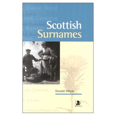 Scottish Surnames Hebrides People