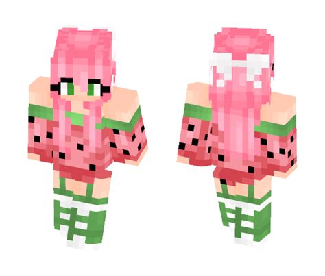 Download Watermelon Girl Minecraft Skin For Free Superminecraftskins