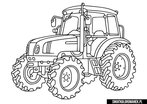 Kolorowanki Do Wydruku Traktor John Deere Tractor Coloring Page Free