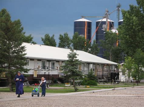 Hutterite Village In Cluny Alberta 01 The Village Is Overs Flickr