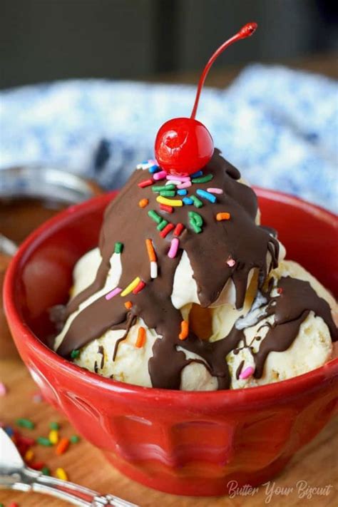 Homemade Magic Shell Ice Cream Topping Butter Your Biscuit