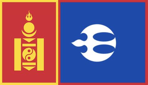 A More Original Mongolian Flag Oc Rvexillology