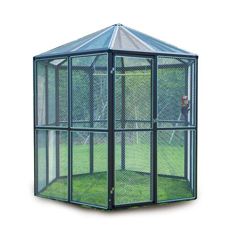 Buy Large Deluxe Bird Cage Backyard Pet House Proof Wire Mesh Outdoor Aviary Flight Bird Cage