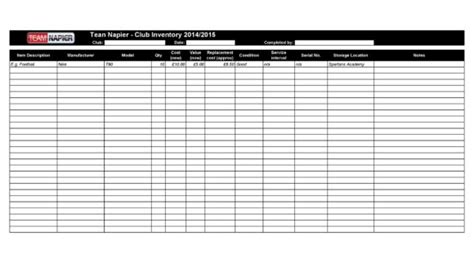 18 Inventory Spreadsheet Templates Excel Templates Inventory Count Riset