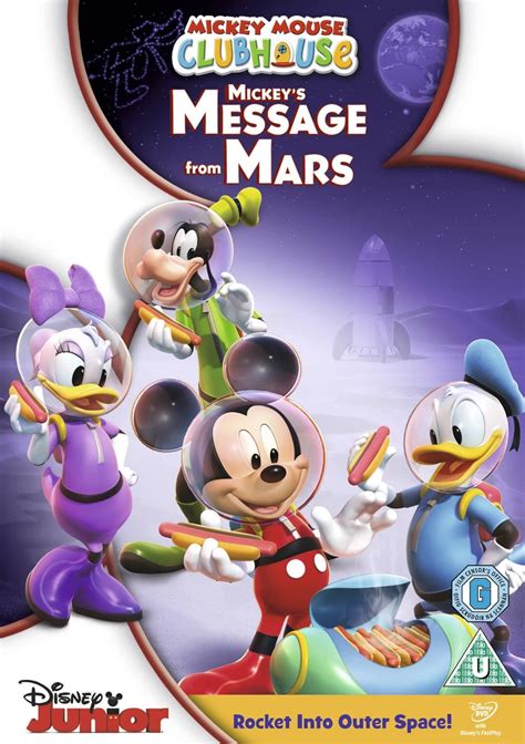 Mickey Mouse Clubhouse Mickeys Message From Mars Dvd Uk Mickey Mouse Mickey Mouse