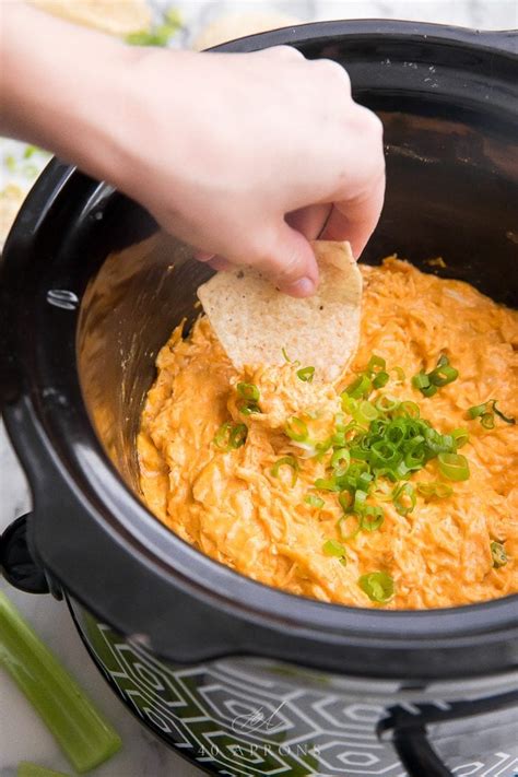 Easy Slow Cooker Buffalo Chicken Dip 40 Aprons