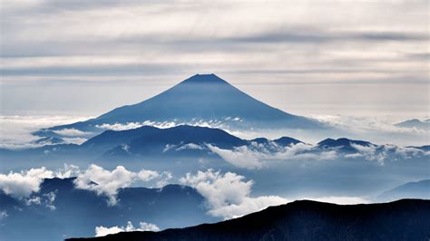 3840x2160 Mount Fuji Landscape Clouds 4k Hd 4k Wallpapers Images