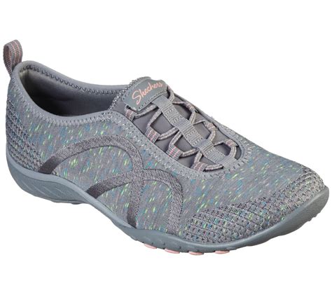 Skechers Space Dyed Bungee Slip On Shoes Breathe Easy