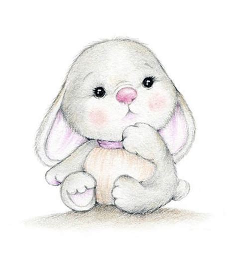 The Cutest Little Baby Bunny Arte Coniglietto Illustrazione Carina