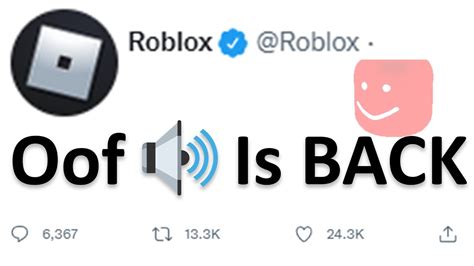 How To Get Roblox Oof Sound Back Youtube