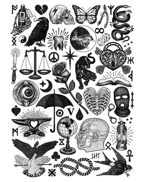 We offer tattoos starting at $10. Pin by L I B B Y • on Tattoos | Flash tattoo designs, Tattoo flash sheet, Small tattoos