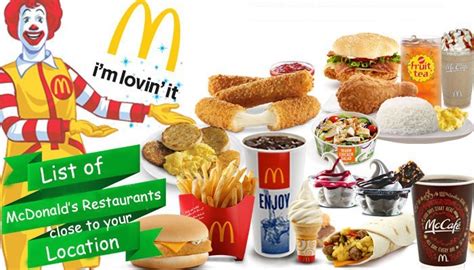 In addition, you may perform a more detailed search to get specific results related to your fast food query. McDonald's Restaurants Near Me, order & delivery option