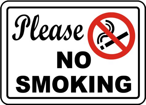 Please No Smoking Sign By J2514