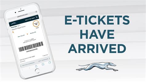 Greyhound E Tickets Have Arrived Youtube