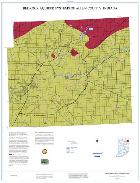 Dnr Aquifer Systems Maps 57 A And 57 B Unconsolidated And Bedrock